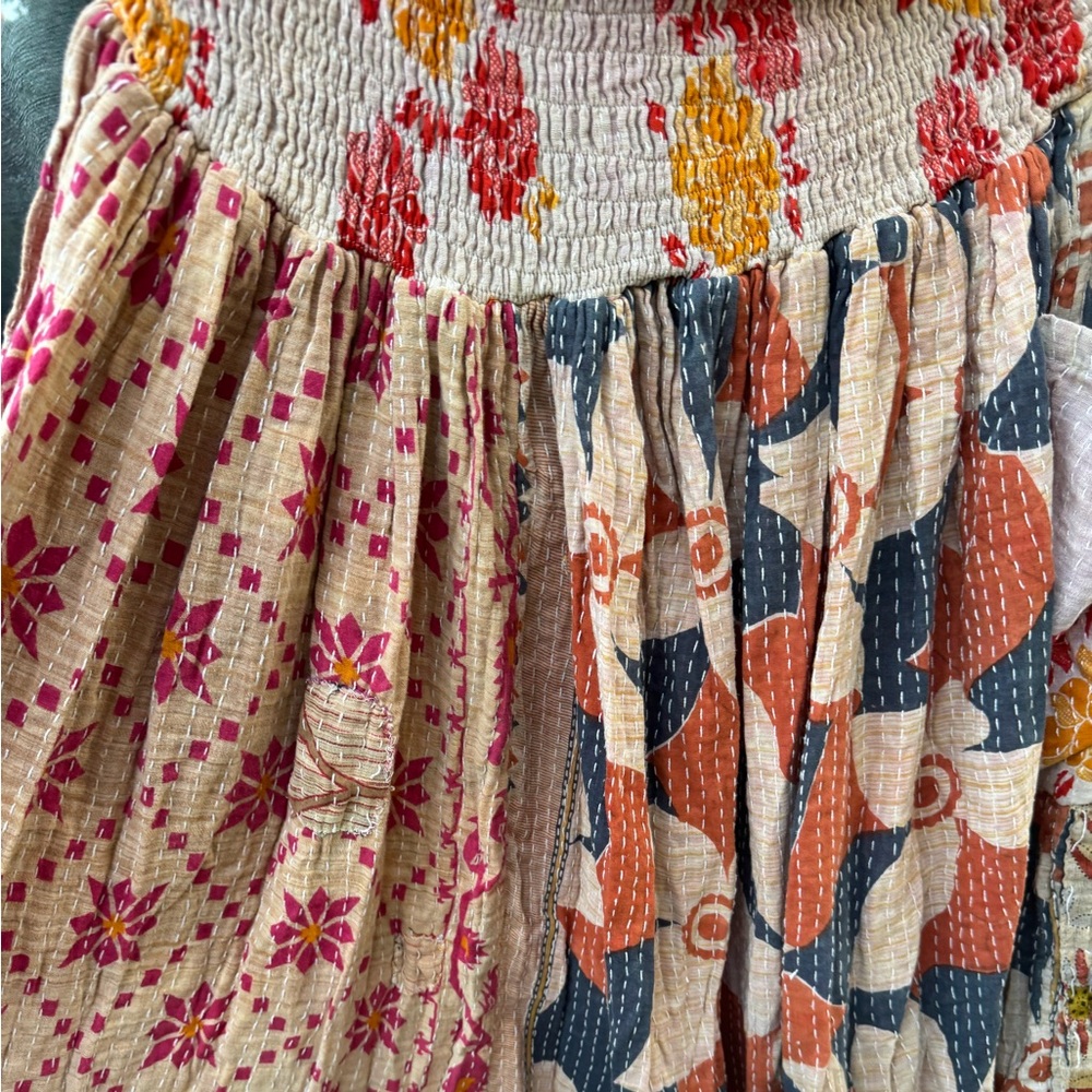 Kantha bae free bird maxi skirt
